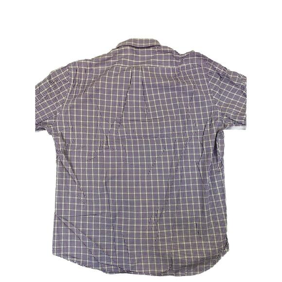 Peter Millar Shirt Mens Extra Large Purple Check Casual Dress Classic XL - Picture 2 of 6